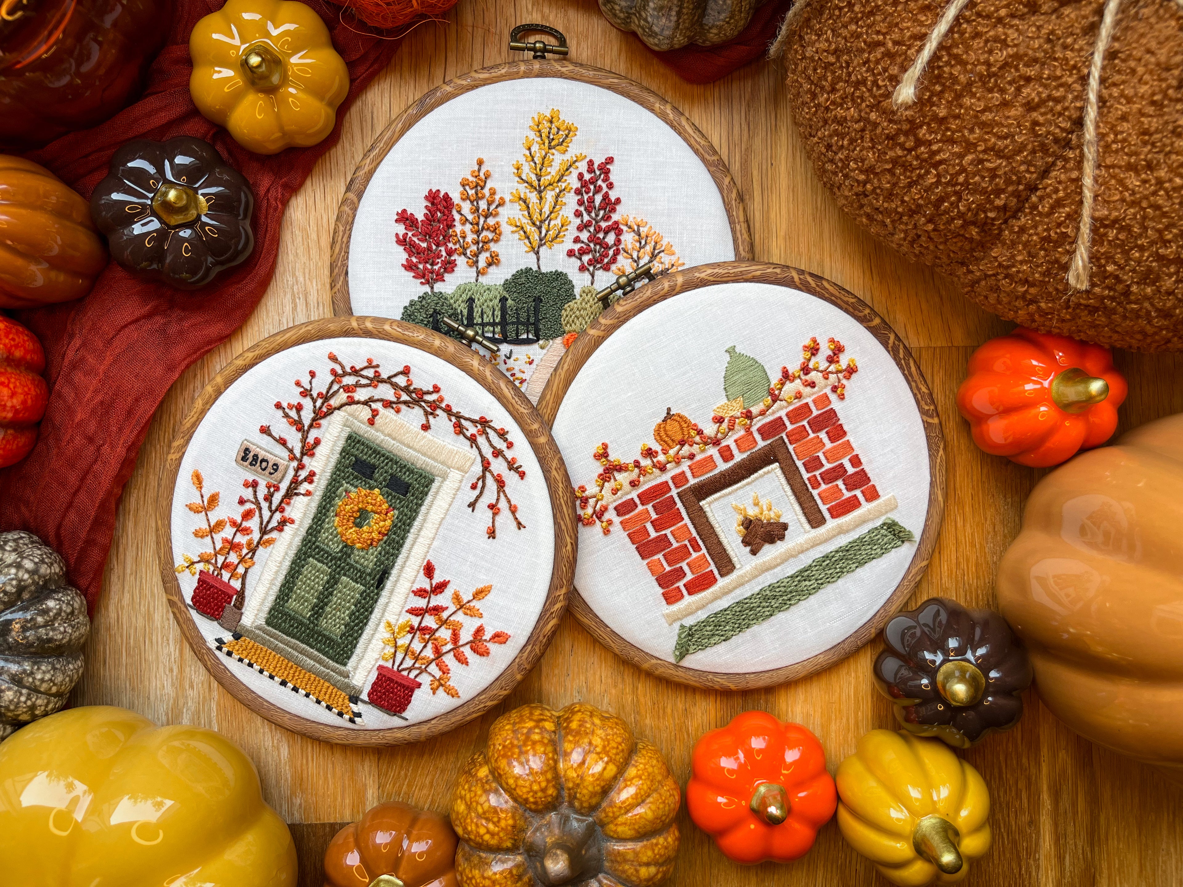 Pack Automne – 3 modèles de broderie en PDF 🍂